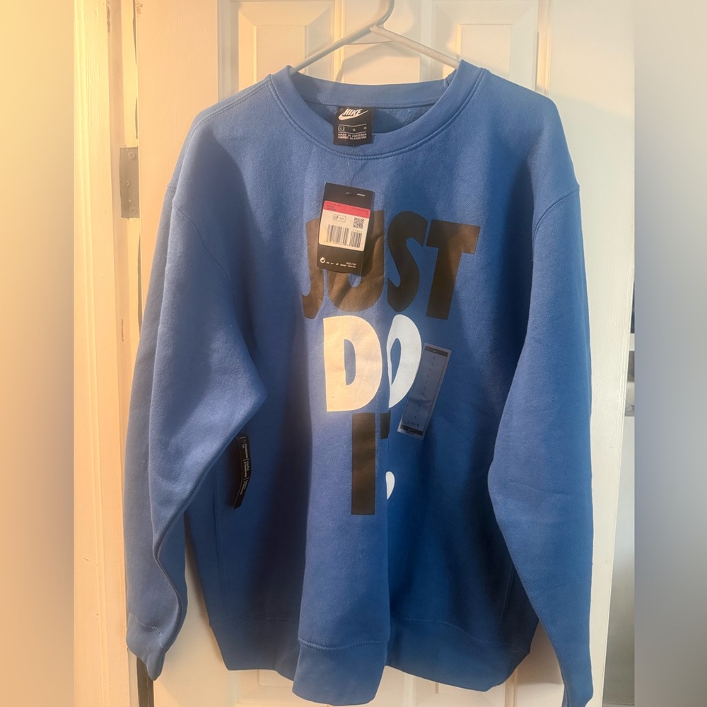 Nike Men's Bold Blue Crewneck Sweater